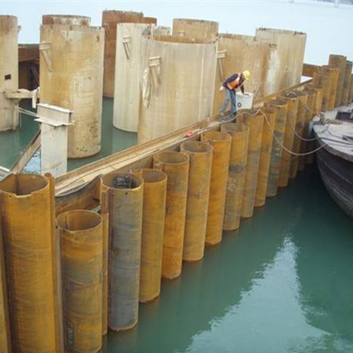 南充钢护筒现场安装